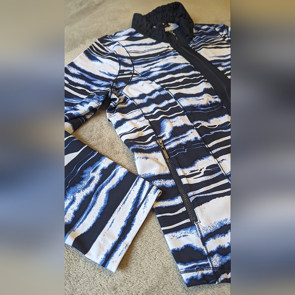 Bylyse blue/white striped lightweight Nylon jacket XXL - Picture 2 of 8